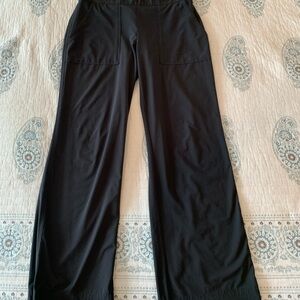Athleta Chelsea black  wide leg pant
